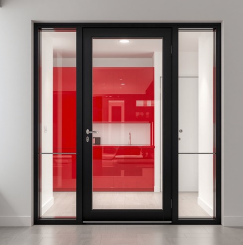 Алюминиевая дверь
